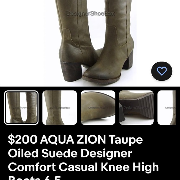 AQUA Zion. A forever boot! EUC-leather, size 7.5 - Picture 2 of 4